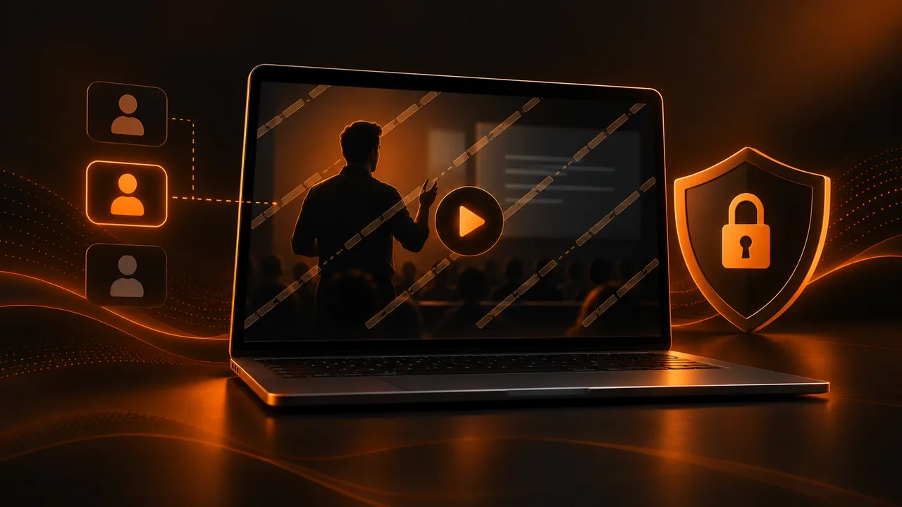 Dynamic Watermark: Track Who Leaked Your Course