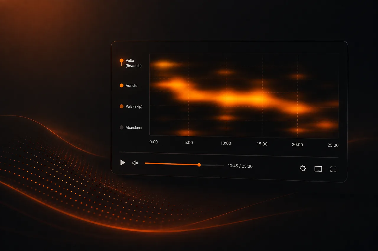 Viewing Heatmaps: Where Viewers Rewatch and Where They Skip