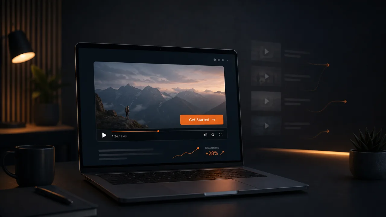 Hospedaje de video: cómo el reproductor afecta la conversión de la página