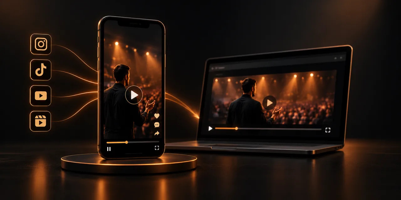 Vídeo vertical para celular: quando o formato 9:16 retém mais que o horizontal