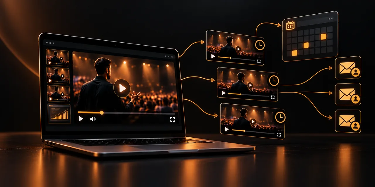 Webinar perpétuo (automatizado): o ao vivo gravado que vende em loop